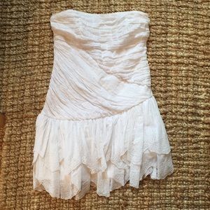 Catherine Malandrino eyelet mini dress